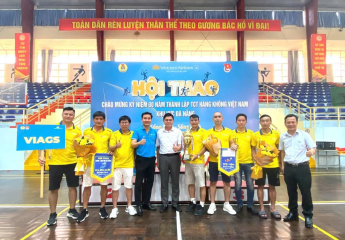 Đội bóng VIAGS DAD vô địch giải bóng đá Hội thao tổng công ty Hàng không Việt Nam - Khu vực Đà Nẵng