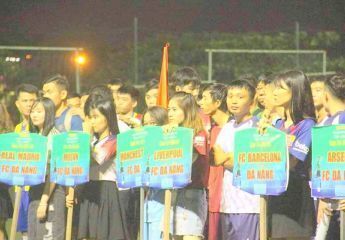 Tưng bừng khai mạc giải bóng đá Fan League Đà Nẵng lần 3 năm 2018 - Cup Trà Dilmah.
